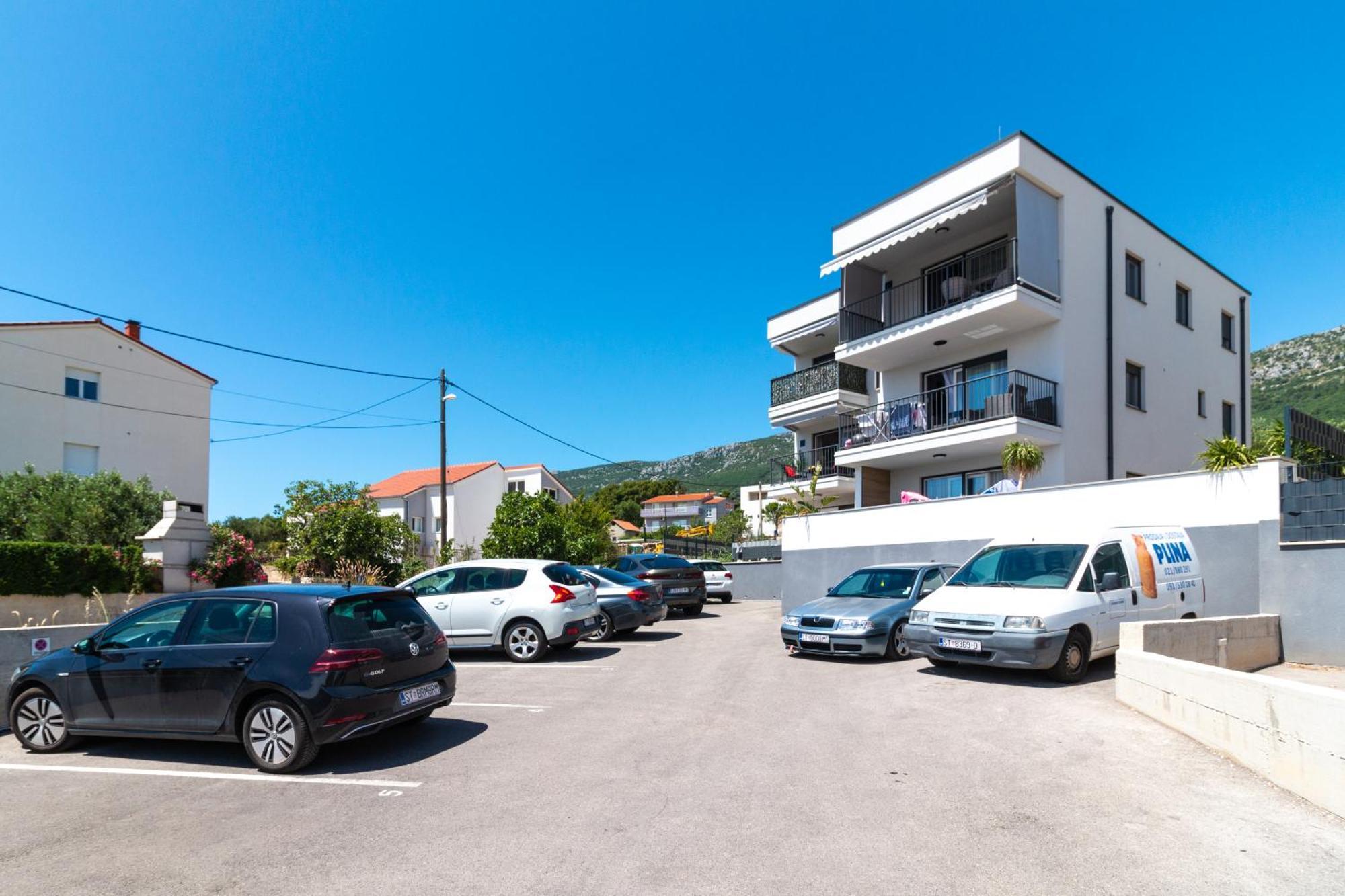 Great Sea View Apartment Kastela Bagian luar foto